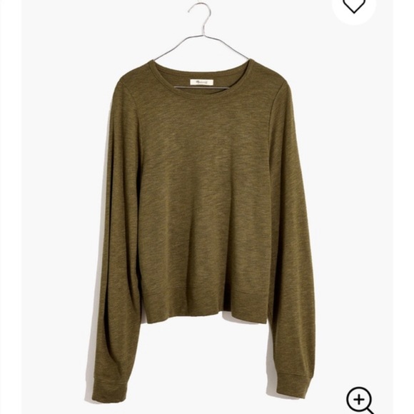 Madewell Tops - MADEWELL Highpoint Dolman-Sleeve Tee in Green Size Small